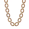 Earth Goddess Link Necklace in Teak