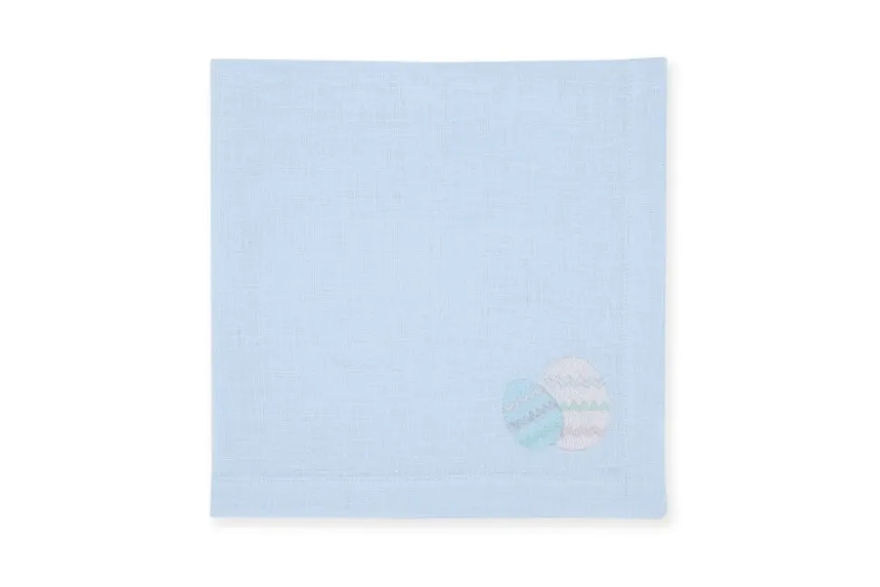 Easter Egg Blue Linen Napkin, Set of 4