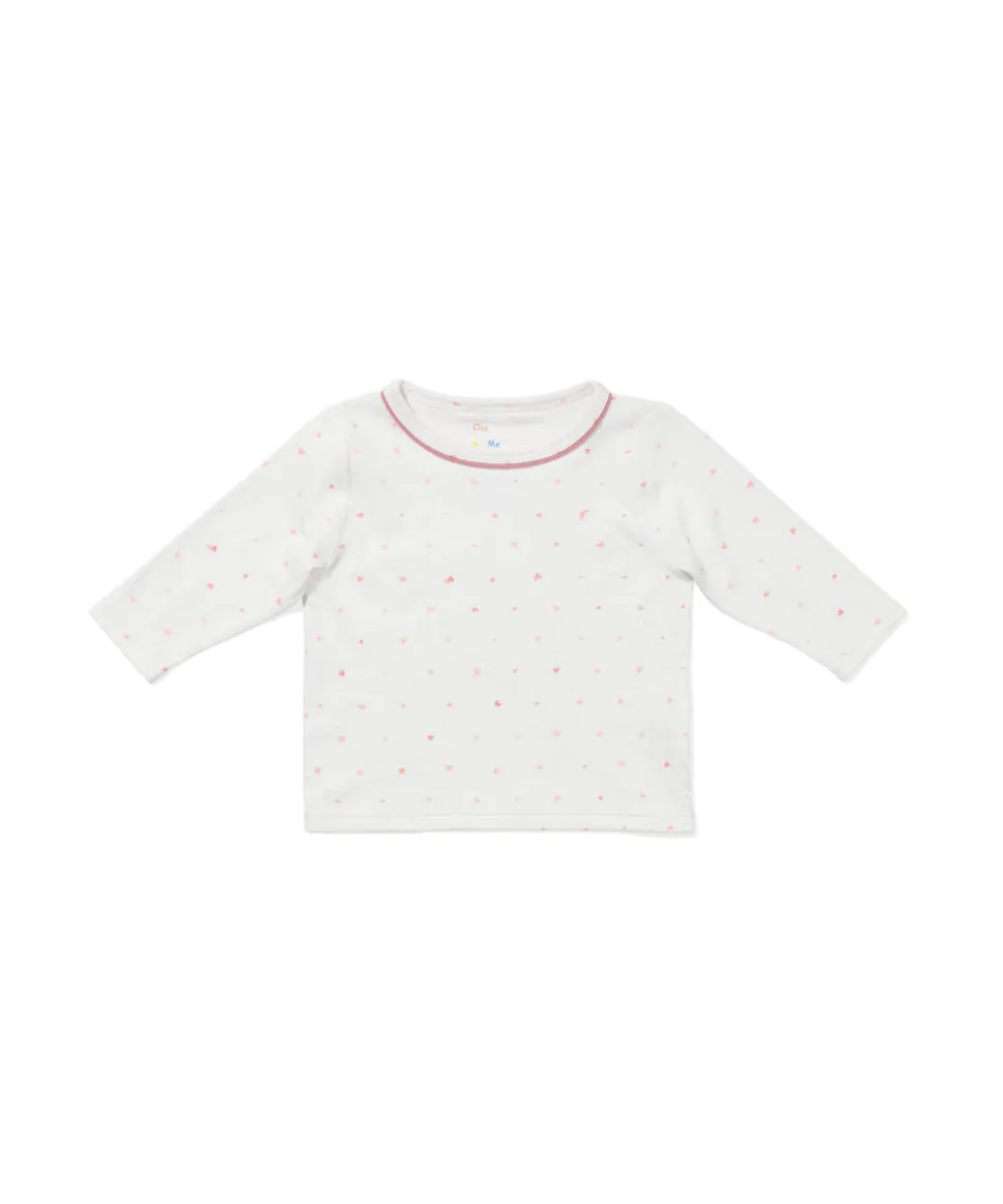 Edward Baby T-Shirt in Rose Hearts