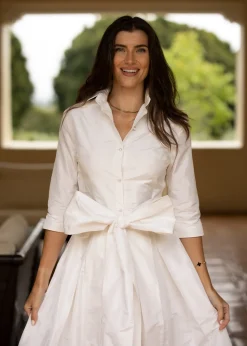 Effortlessly Elegant Gown in Wedding White