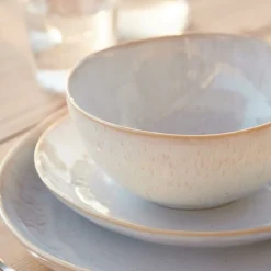 Eivissa Collection Cereal Bowls in Sand Beige, Set of 6