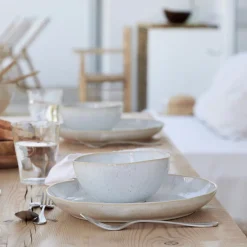 Eivissa Collection Cereal Bowls in Sand Beige, Set of 6
