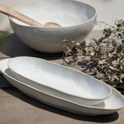 Eivissa Collection Serving Bowl in Sand Beige
