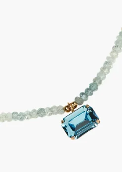 Elba Necklace in Aquamarine