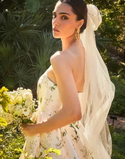 Elisa Bow Veil in Ivory