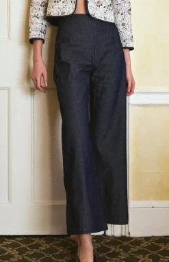 Elise Pant in Denim
