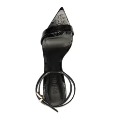 Elisha Patent Leather Sandal in Black