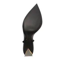 Elisha Patent Leather Sandal in Black