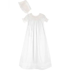 Elizabeth Smocked Christening Gown