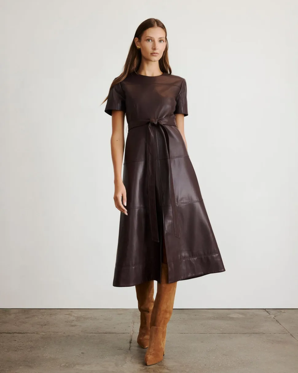 Ella Dress in Oxblood