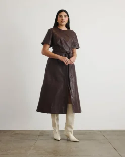 Ella Dress in Oxblood