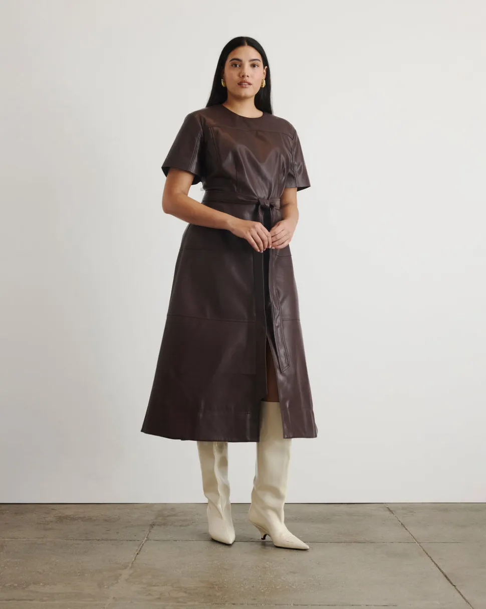 Ella Dress in Oxblood