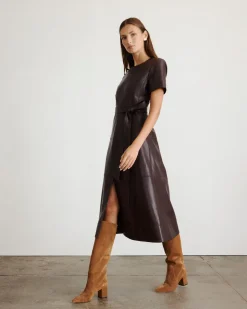 Ella Dress in Oxblood