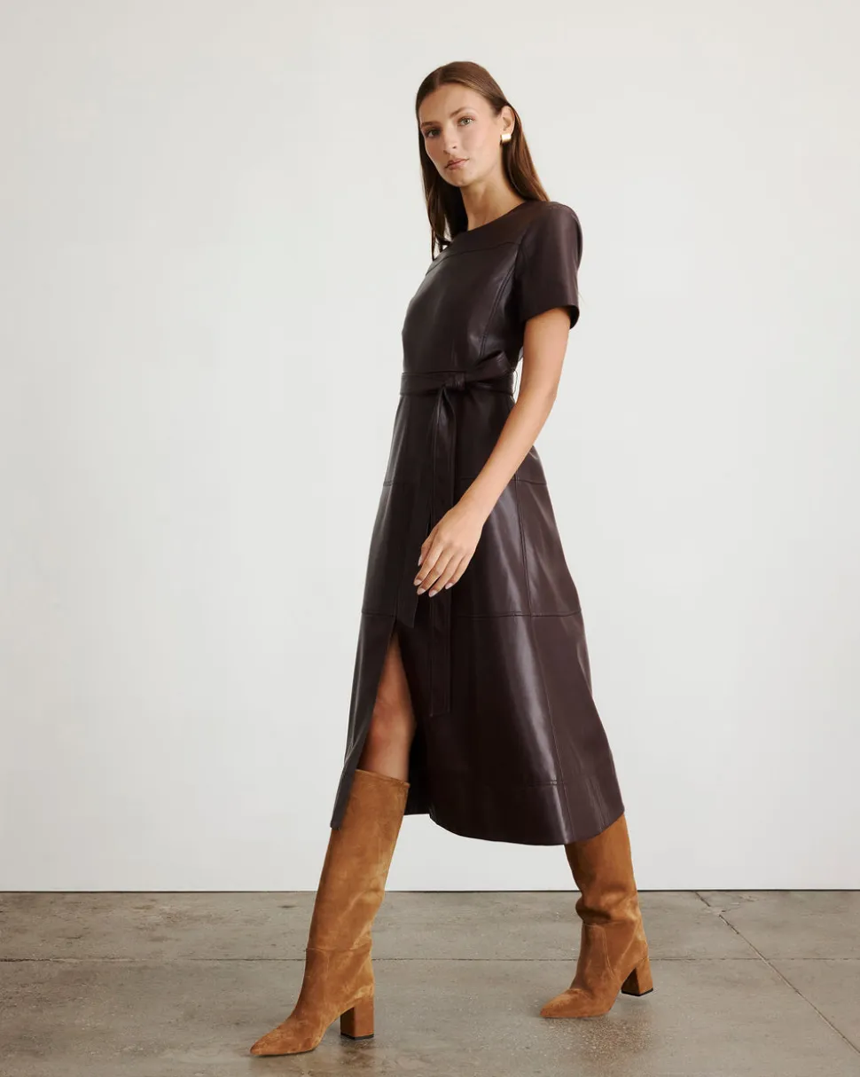 Ella Dress in Oxblood