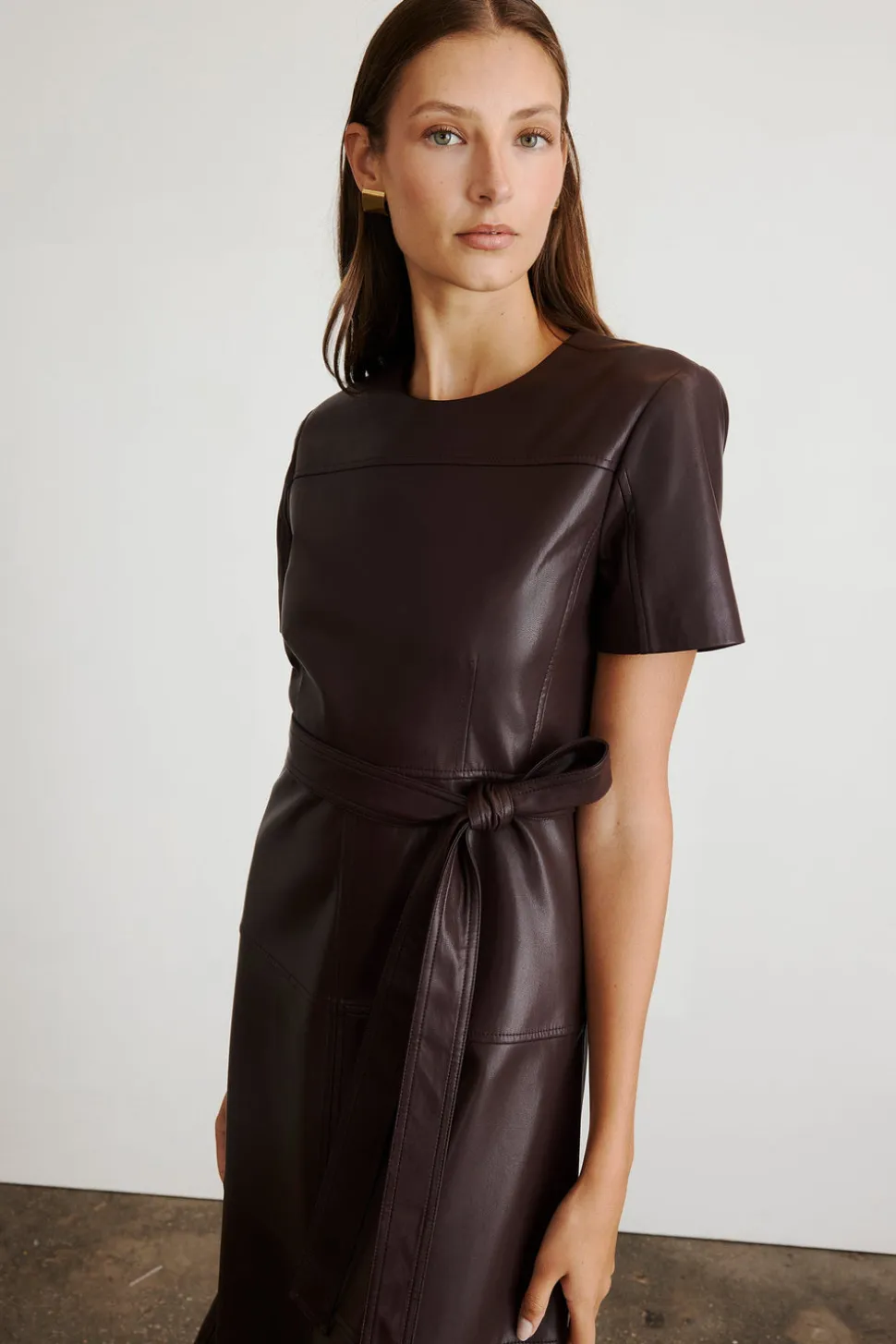 Ella Dress in Oxblood