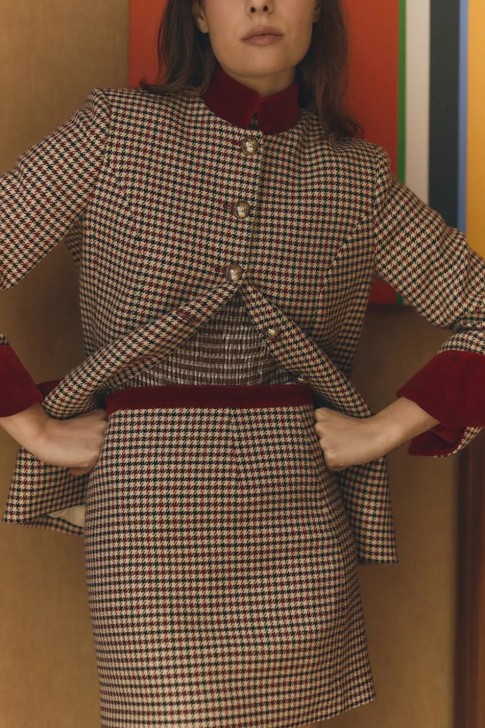 Ella Rosso in Plaid