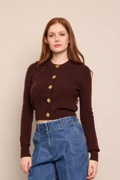 Ellery Cardigan in Cocoa