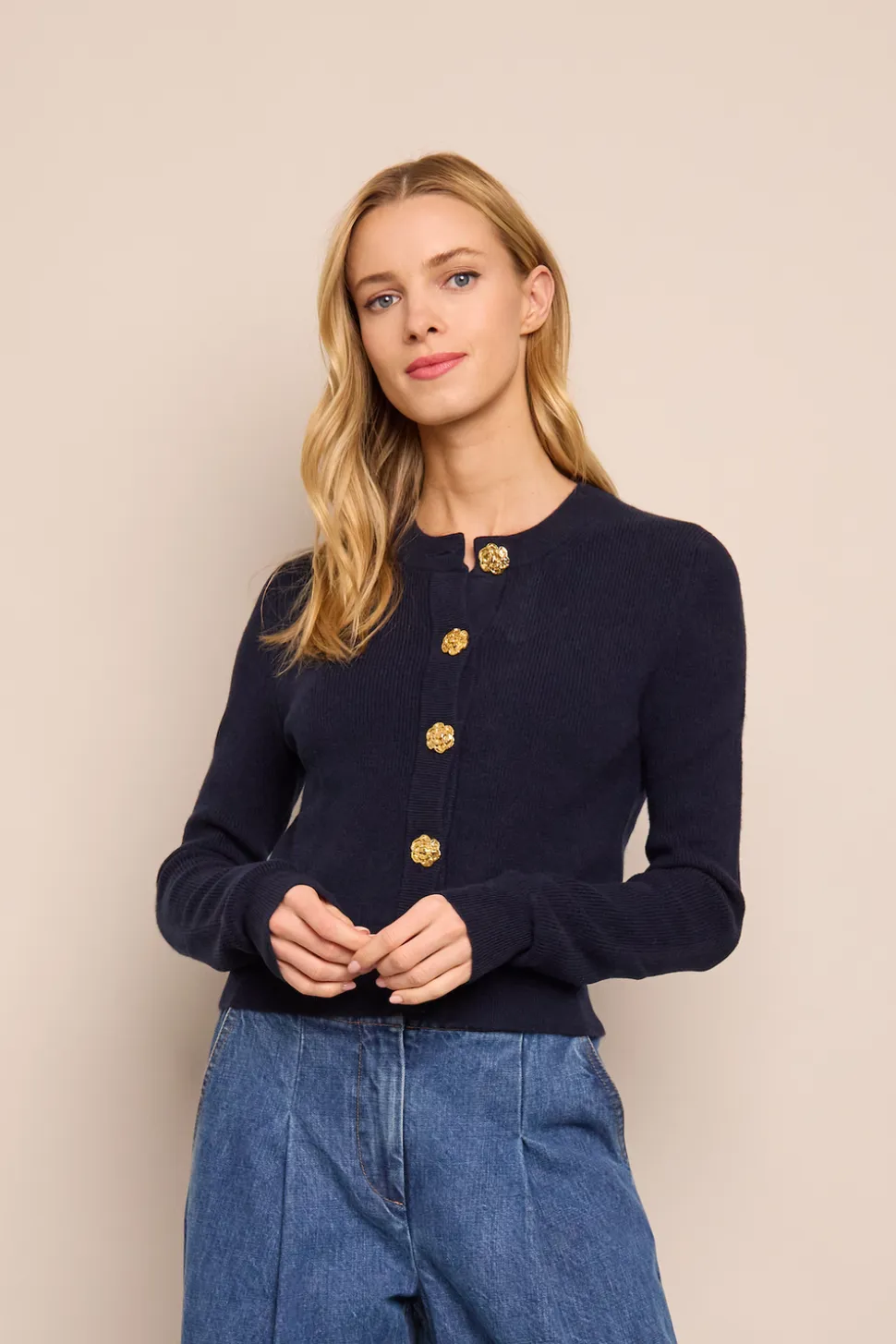 Ellery Cardigan in Navy