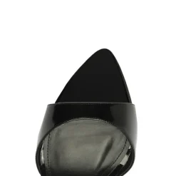 Elodie Patent Leather Sandal in Black