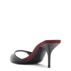 Elodie Patent Sandal in Black