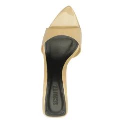 Elodie Patent Sandal in Natural Nibs
