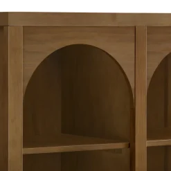 Eloise Assembled Bookcase in Natural Walnut