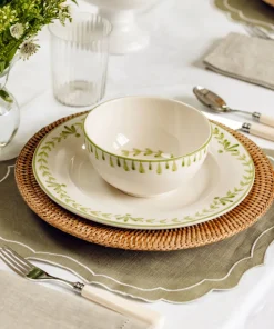 Elouise Cereal Bowl in Green, Set of 6
