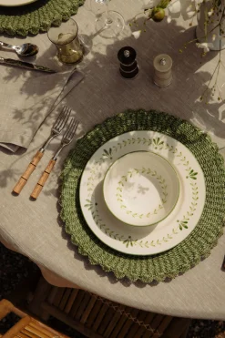 Elouise Cereal Bowl in Green, Set of 6