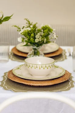 Elouise Cereal Bowl in Green, Set of 6