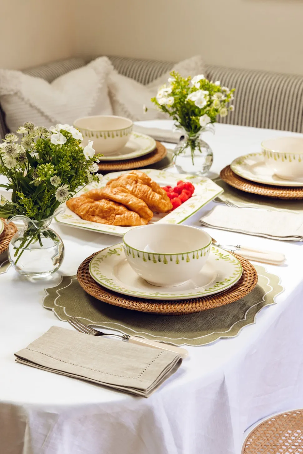 Elouise Cereal Bowl in Green