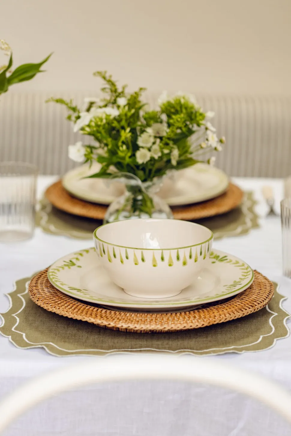 Elouise Cereal Bowl in Green