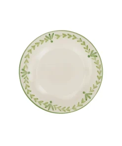 Elouise Dessert Plate in Green, Set of 6