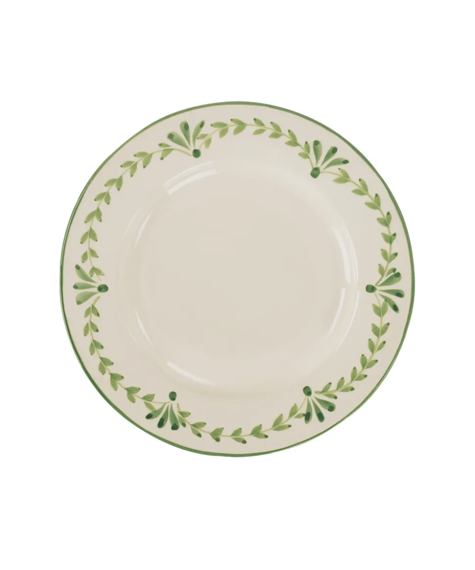 Elouise Dinner Plate in Green, Set of 6