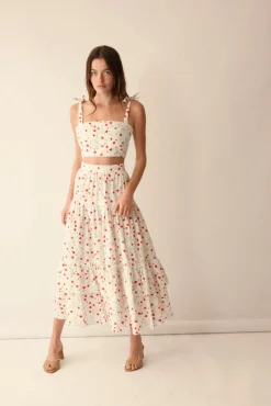 Elsa Skirt in Red