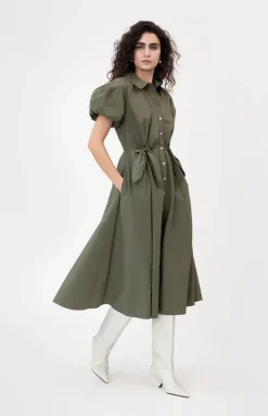 Elza Dress in Fern