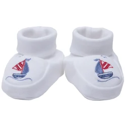 Embroidered Baby Booties