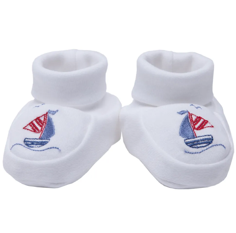Embroidered Baby Booties