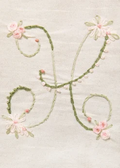 Embroidered Holiday Tree Bow