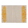Embroidered Placemat In Yellow