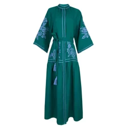 Emerald Swan Dress