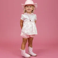 Emery Girl Set in Dallas Print