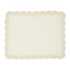 Emilia Scallop Embroidered Placemat