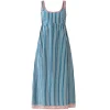 Emily Dress in Navy Stripe