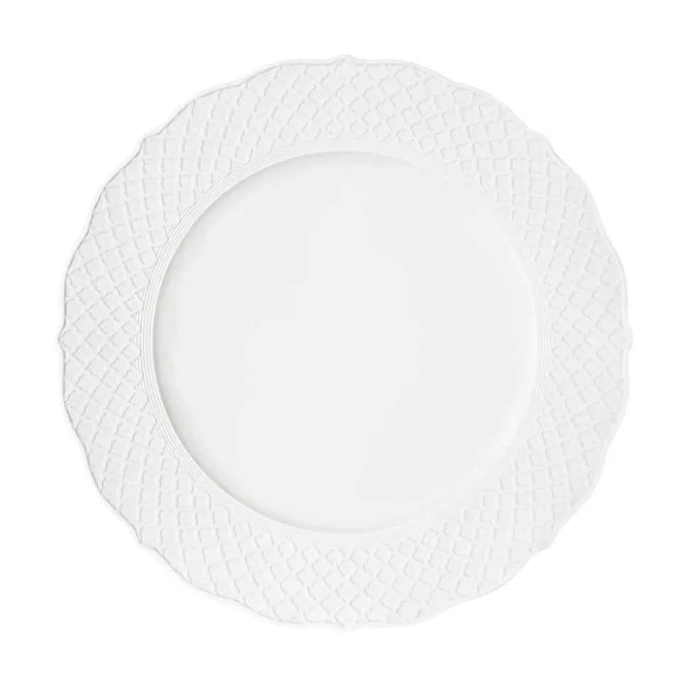 Empire White Service Plate