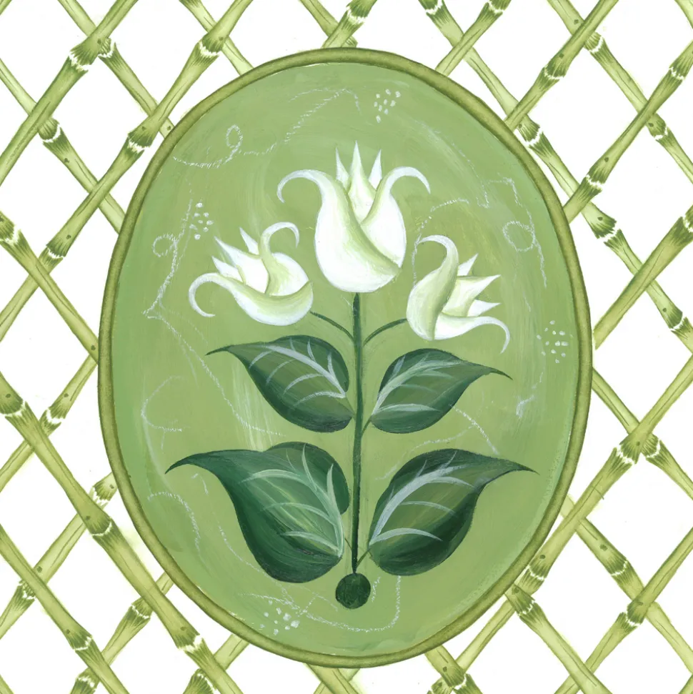 En Vert Botanical Prints, Set of 6