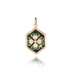 Enamel Clover Love Token