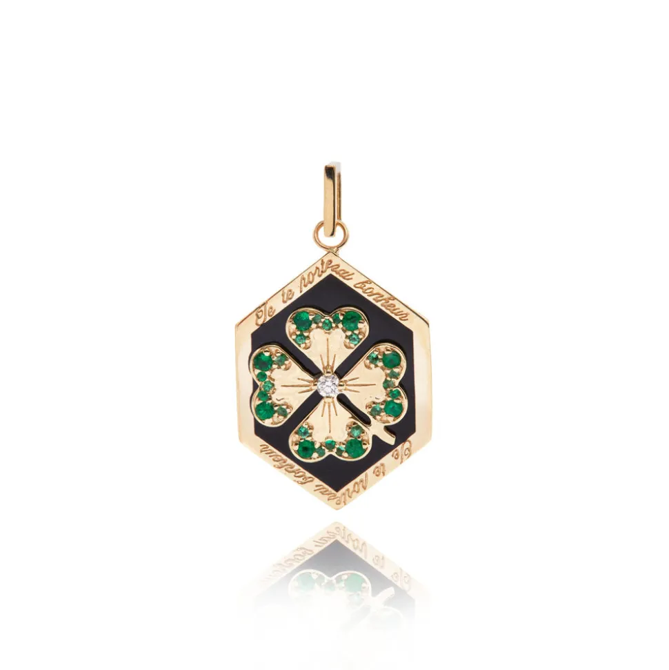 Enamel Clover Love Token