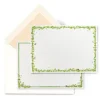 Enchanted Garden Stationery Cards, Personalized Set of 50