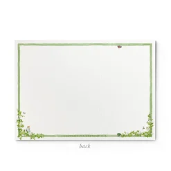 Enchanted Garden Stationery Cards, Personalized Set of 50