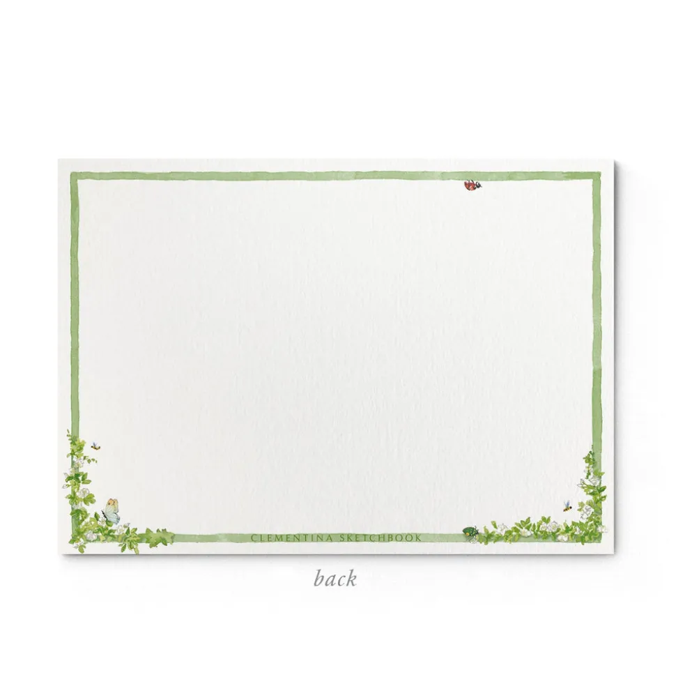Enchanted Garden Stationery Cards, Personalized Set of 50
